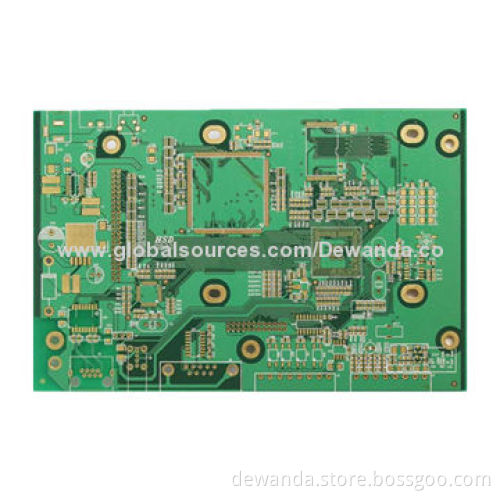 High-density multilayer PCBs, gold plated, for industrial control